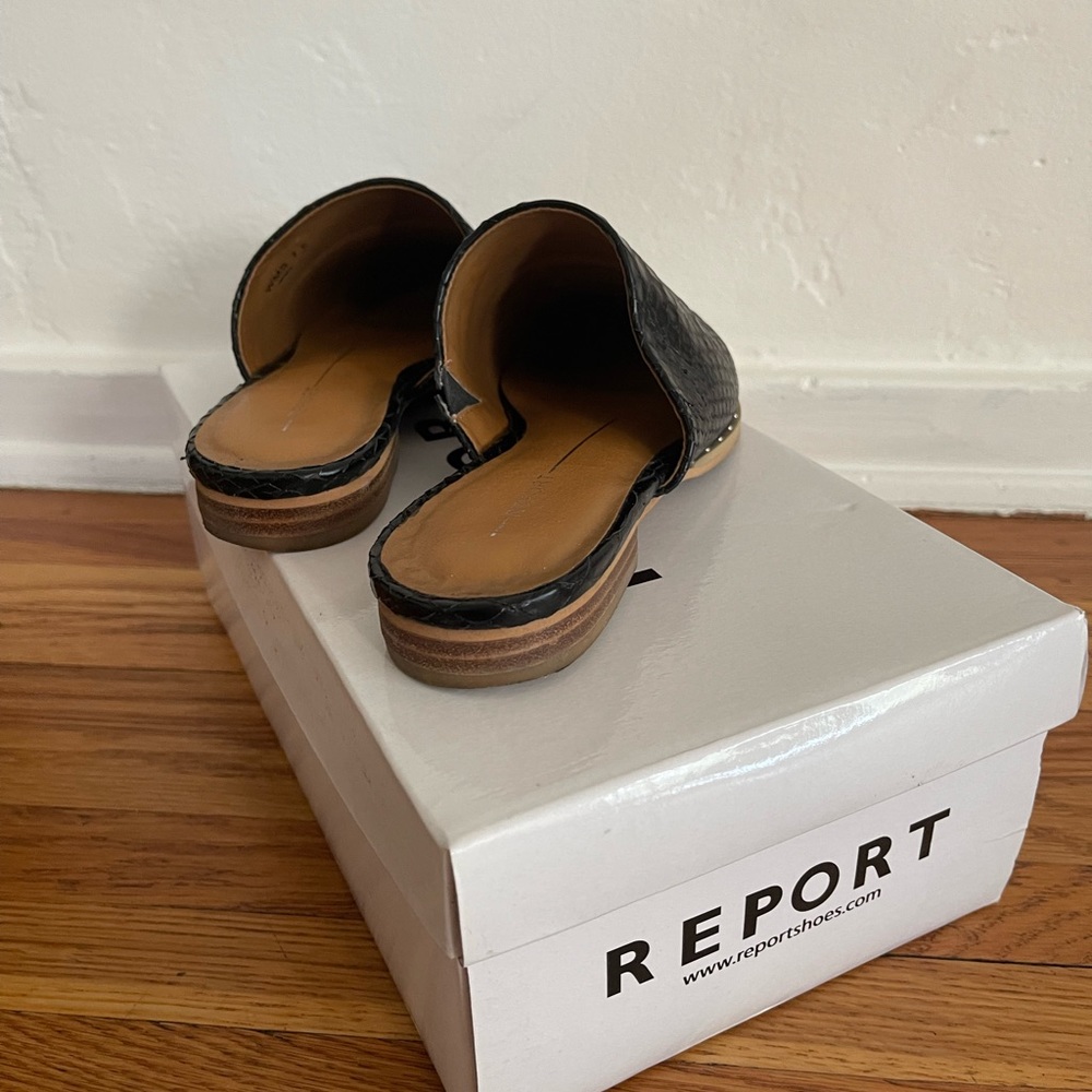 REPORT - WOMEN’S IRINA MULE - BLACK CROC - Picture 7 of 11